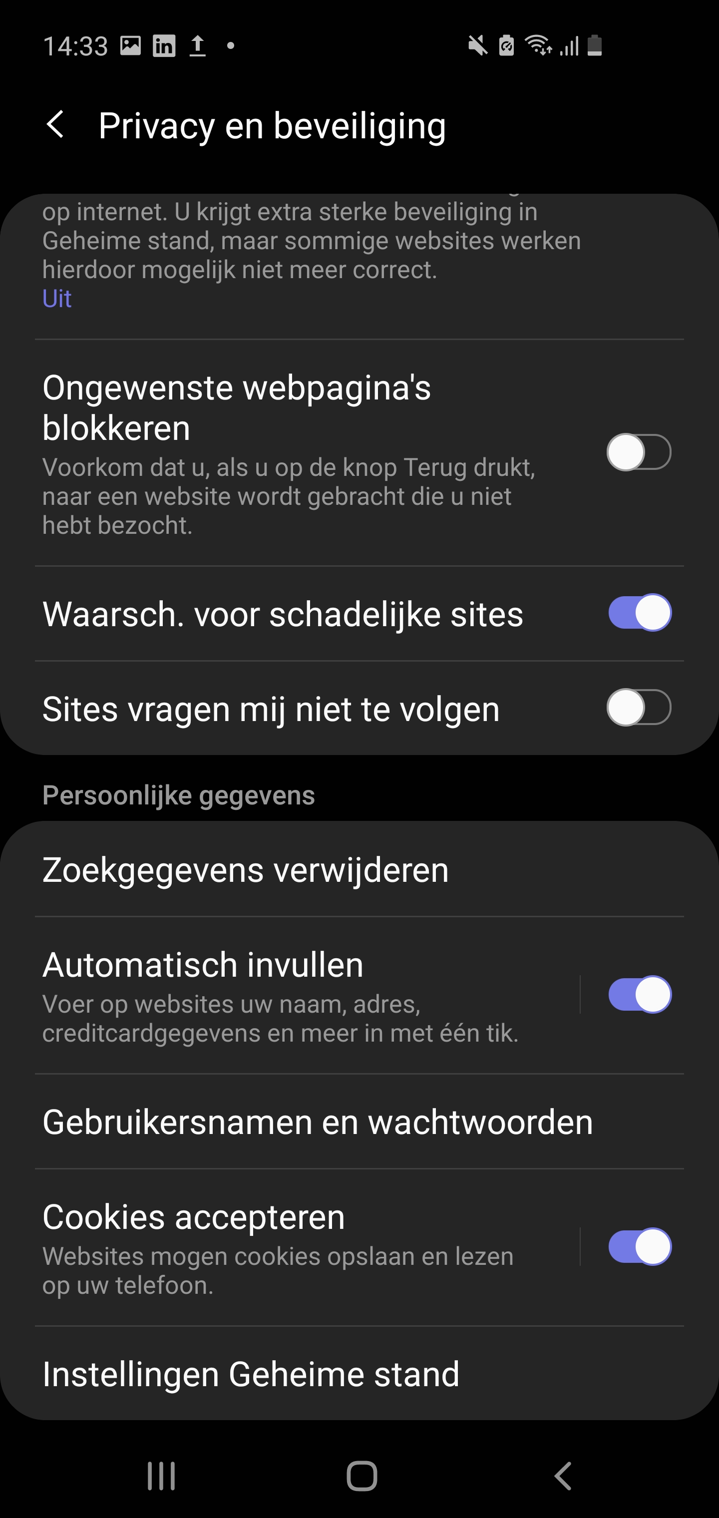 Fout "enable cookies" tijdens koppelen met activity tracker Fitter